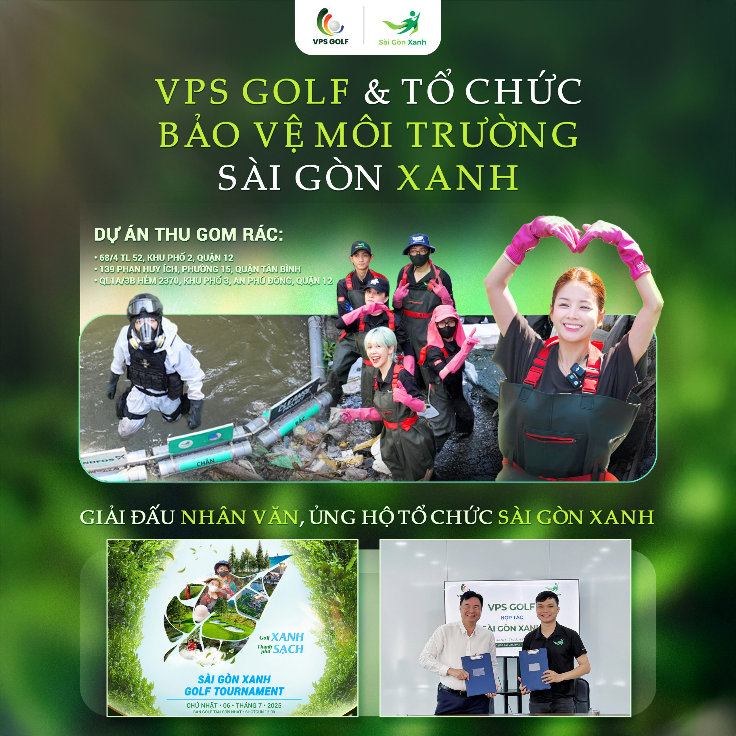KHỞI ĐỘNG GIẢI GOLF – SÀI GÒN XANH GOLF TOURNAMENT